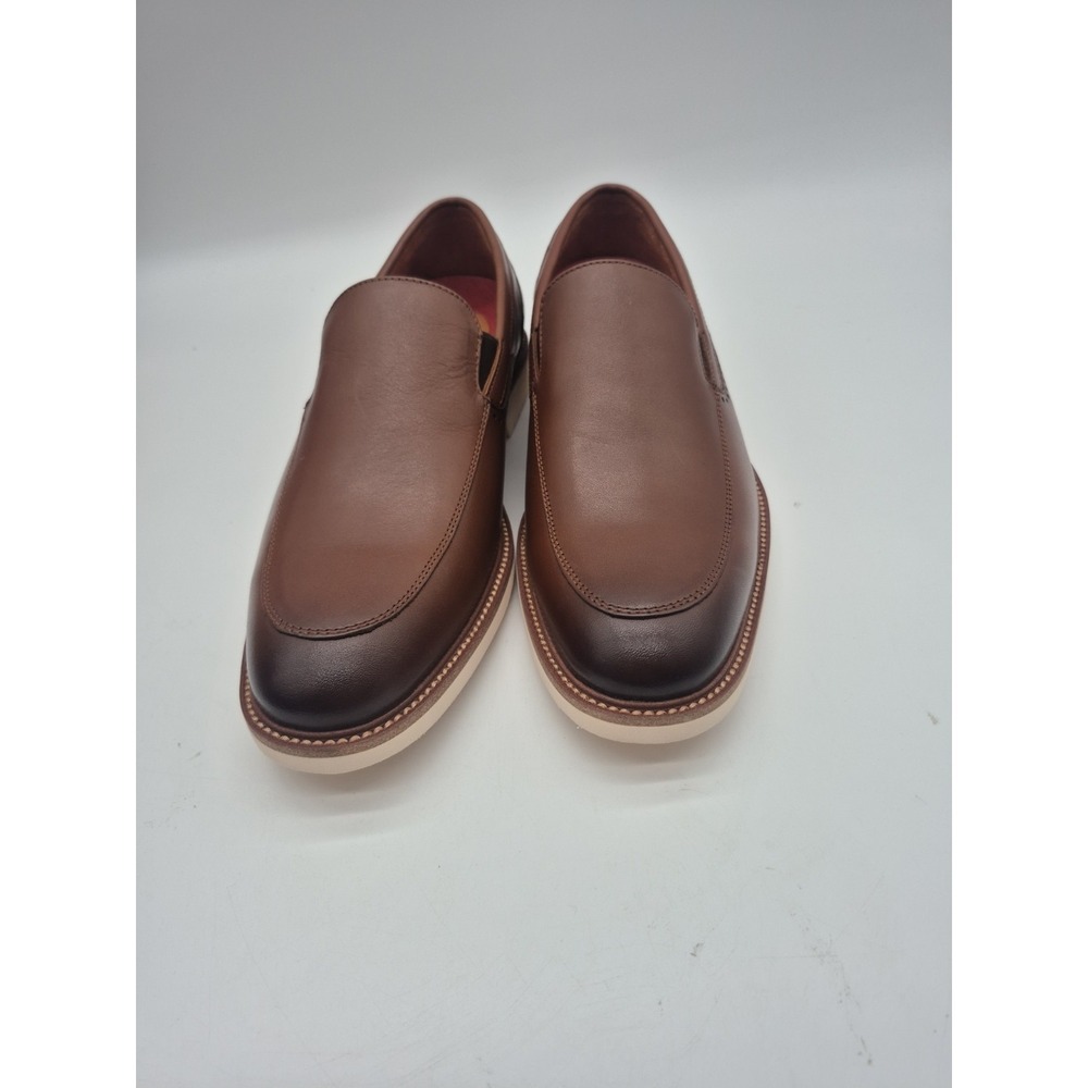 Stacy Adams Wellington Chocolate Smooth Leather Moc Toe Loafer (USA Men Size 7M) - Picture 12 of 12